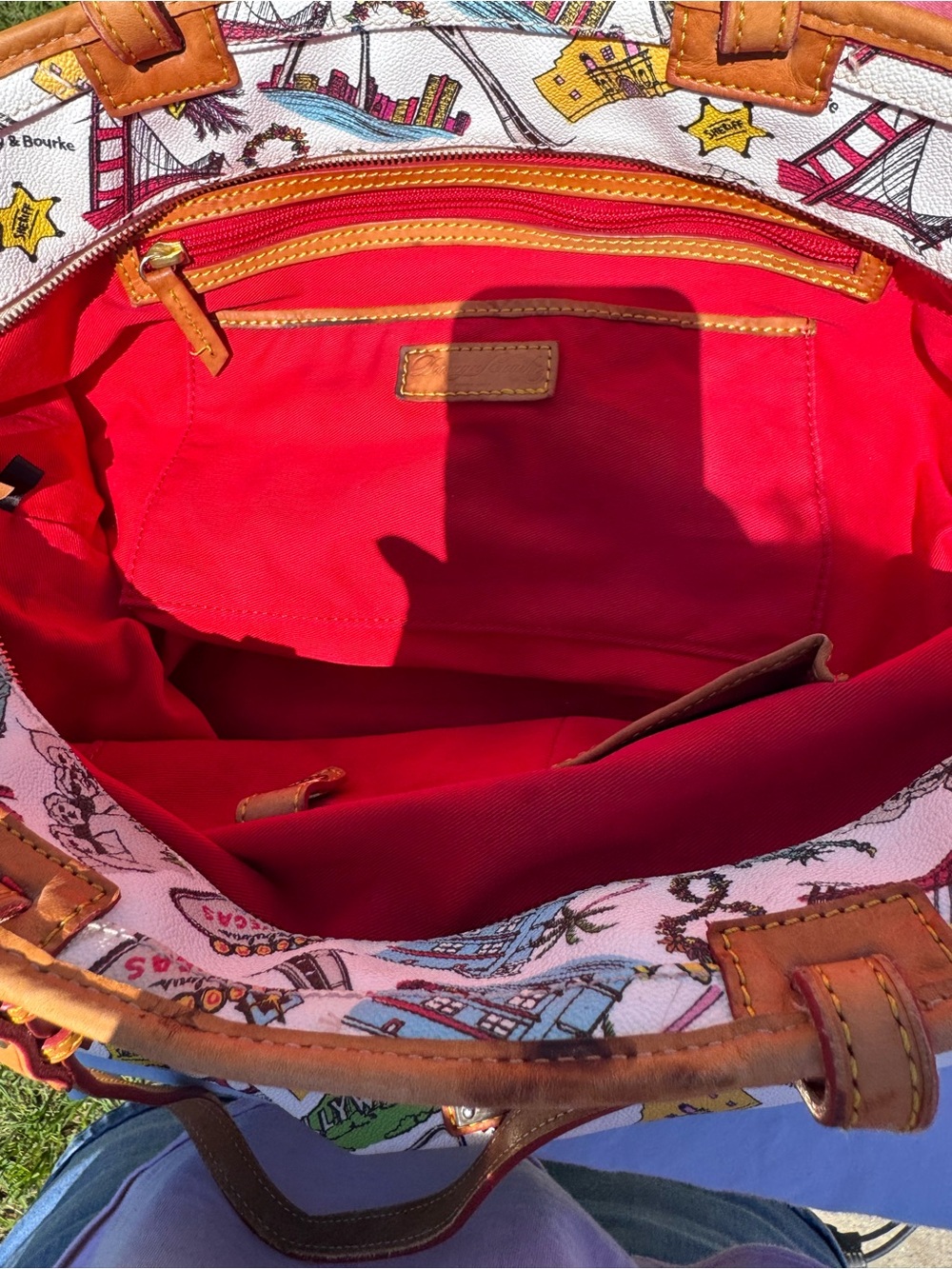 Dooney & Bourke Americana Landmark/Road Trip Tote - Picture 14 of 16